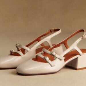 Sezane Paula Babies White Lacquer - Size 9